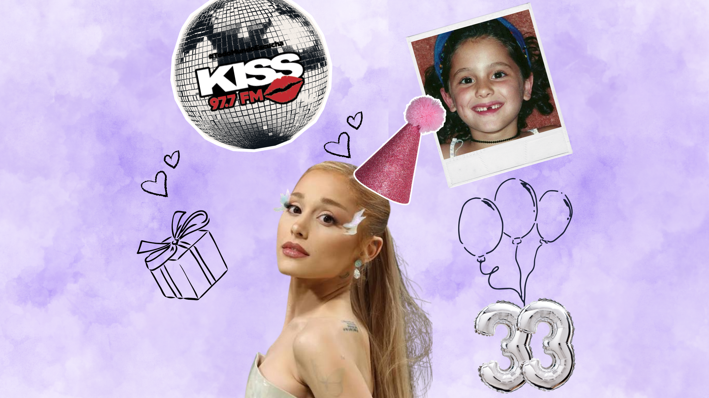 Ariana Grande sopló las velas de sus 33 Años