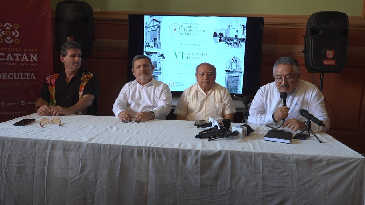 ANUNCIAN EL SEXTO ENCUENTRO REGIONAL DE CRONISTAS E HISTORIADORES DE YUCATÁN