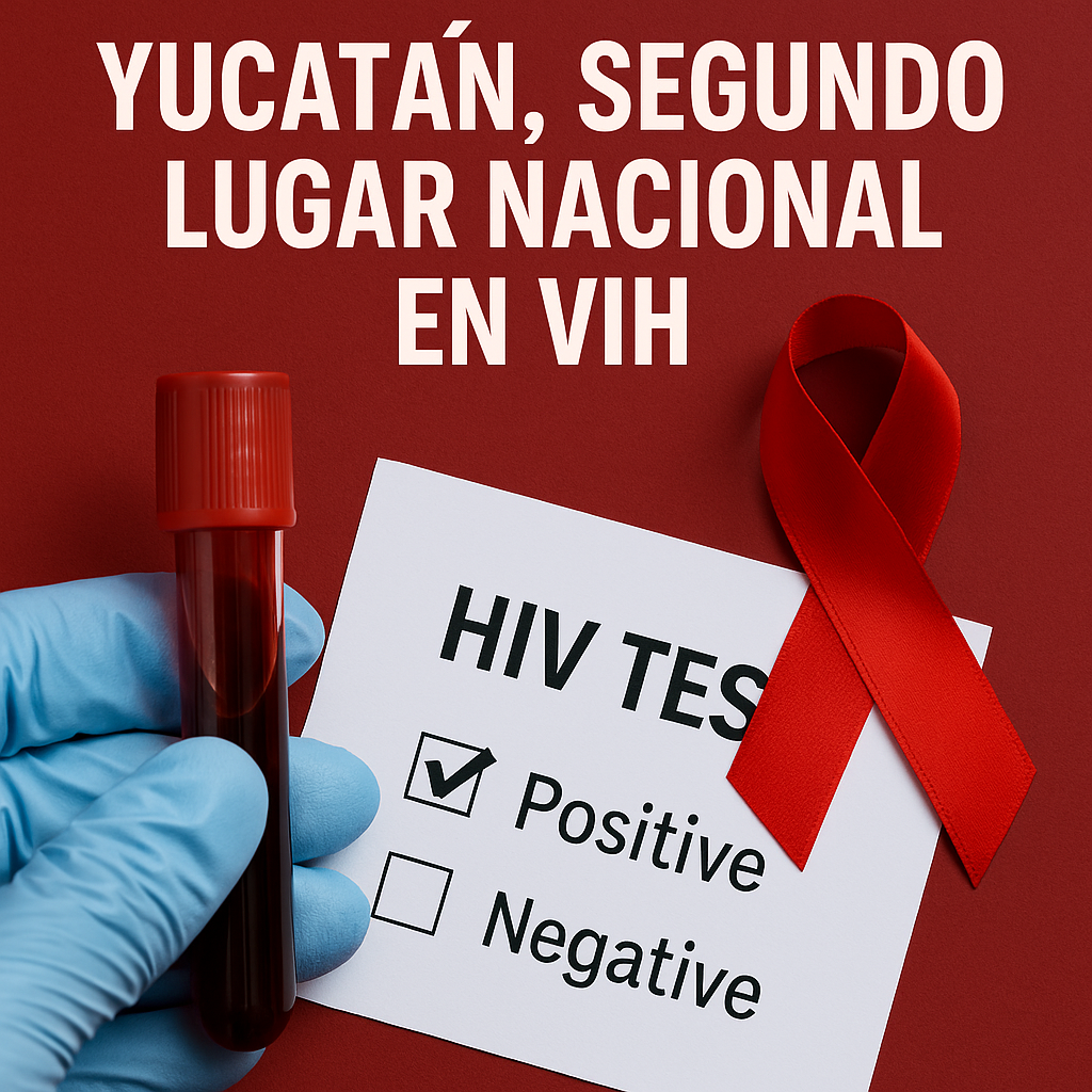 YUCATÁN, SEGUNDO LUGAR NACIONAL EN VIH 