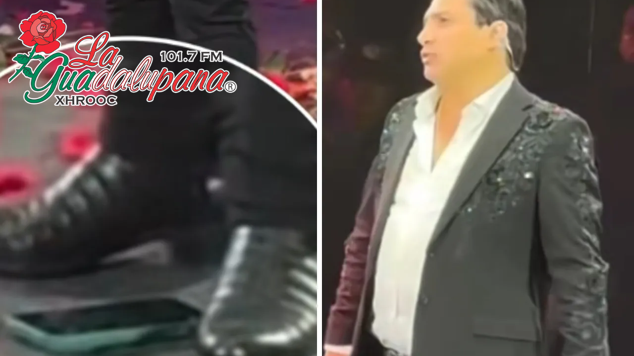 Julion Alvarez desata polémica tras pisar un celular en concierto