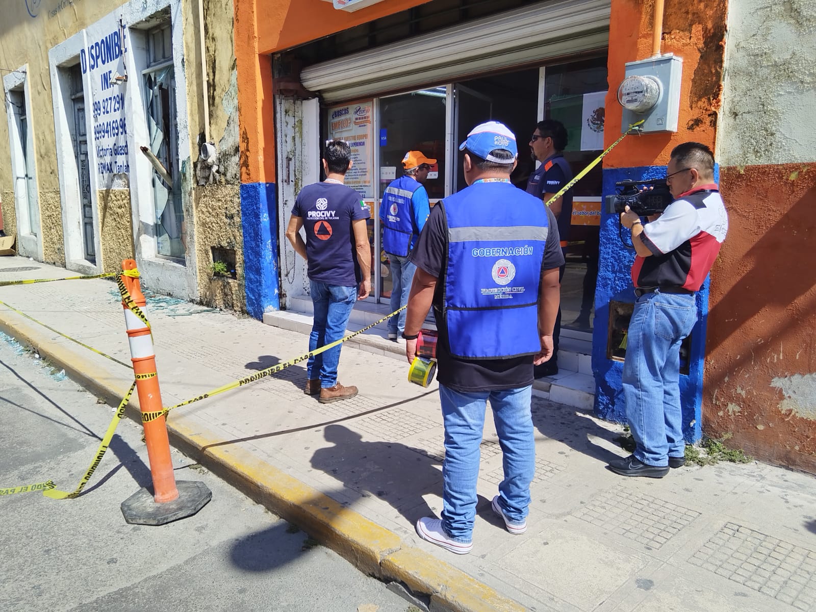 TECHO SE DESPLOMA EN EL CORAZÓN DE MÉRIDA