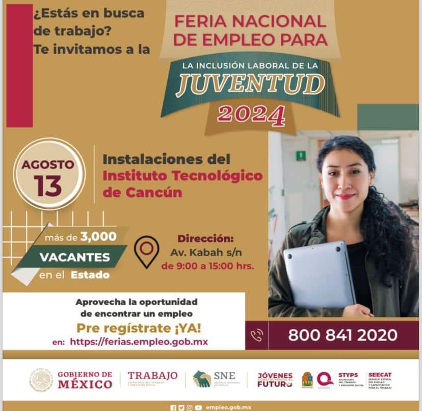 FERIA NACIONAL DE EMPLEO PARA LA INCLUSIÓN LABORAL DE LA JUVENTUD 2024 