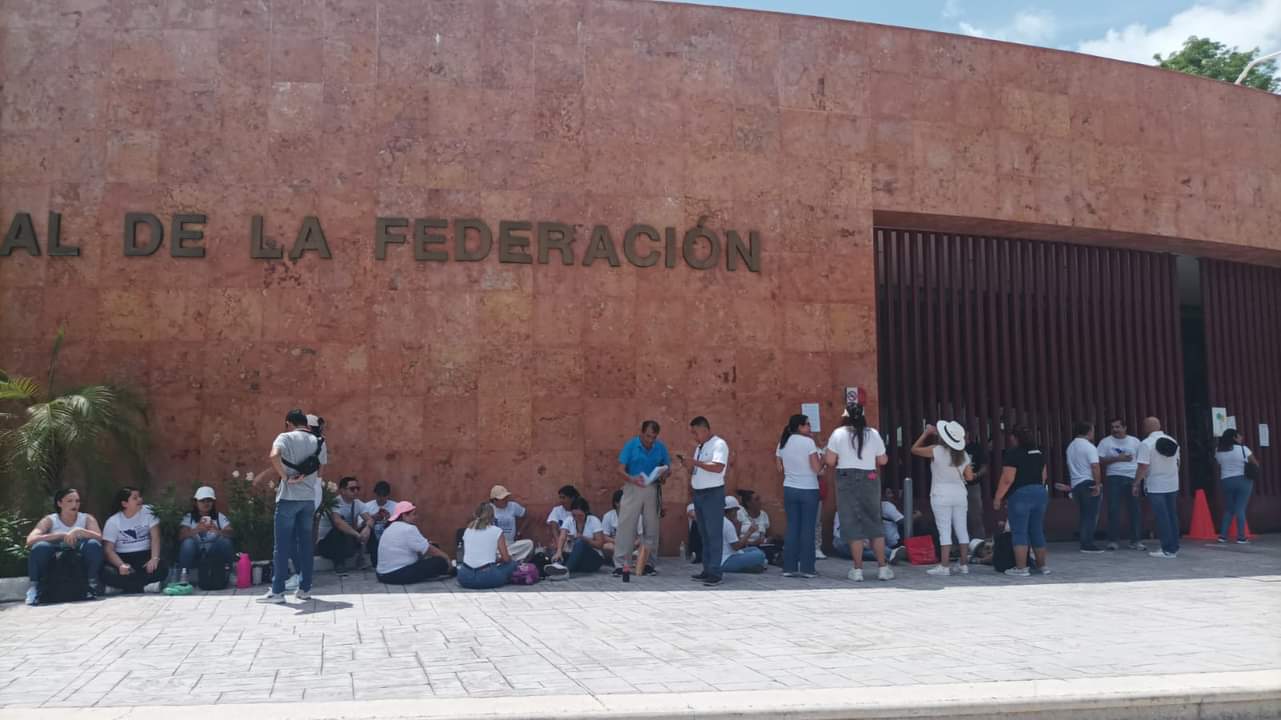 TRABAJADORES DE JUZGADOS EN CANCÚN SE SUMAN AL PARO NACIONAL.