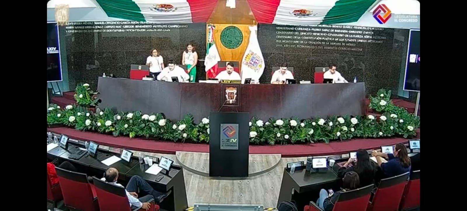 La sesión dio inicio, con el único punto a tratar, "La Reforma Judicial",