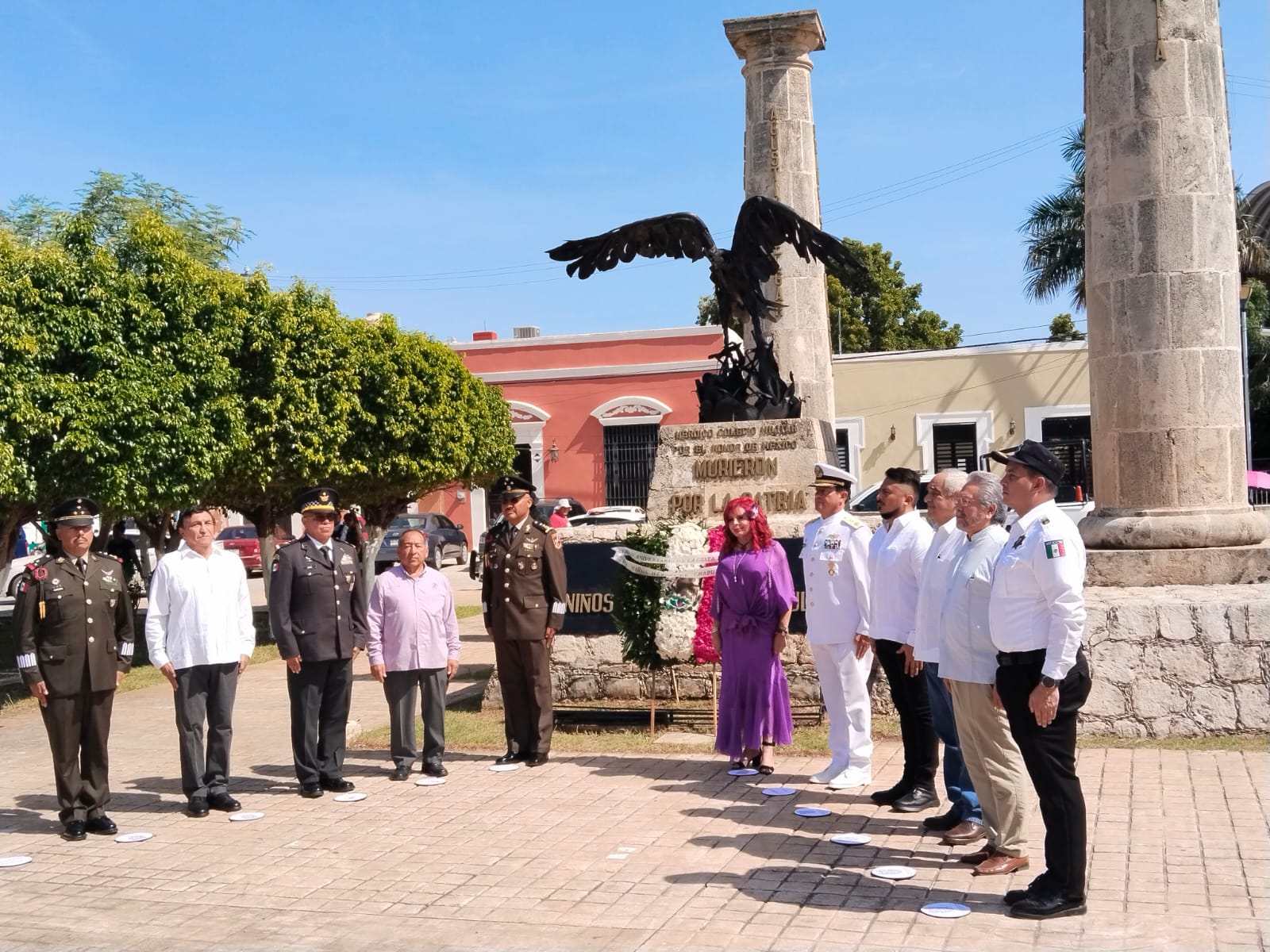 LAYDA SANSORES SAN ROMÁN, PRESIDIO LA CEREMONIA CON MOTIVO DEL 177 ANIVERSARIO DE LA GESTA HEROICA DE LOS NIÑOS HÉROES DE CHAPULTEPEC.