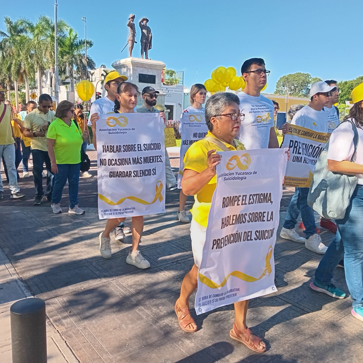 MARCHAN CONTRA LA PREVENCIÓN DEL SUICIDIO
