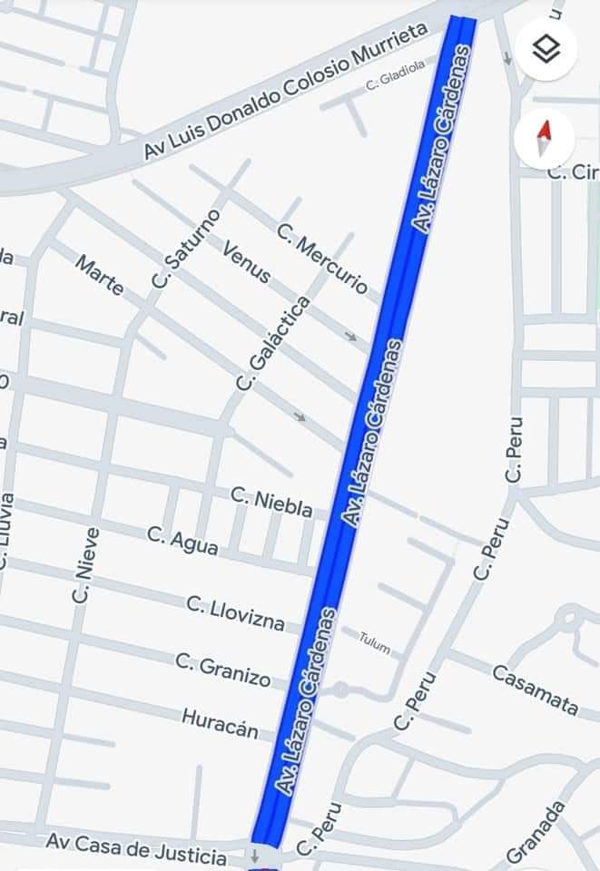 TOME SUS PRECAUCIONES POR TRABAJOS DE PAVIMENTACION
