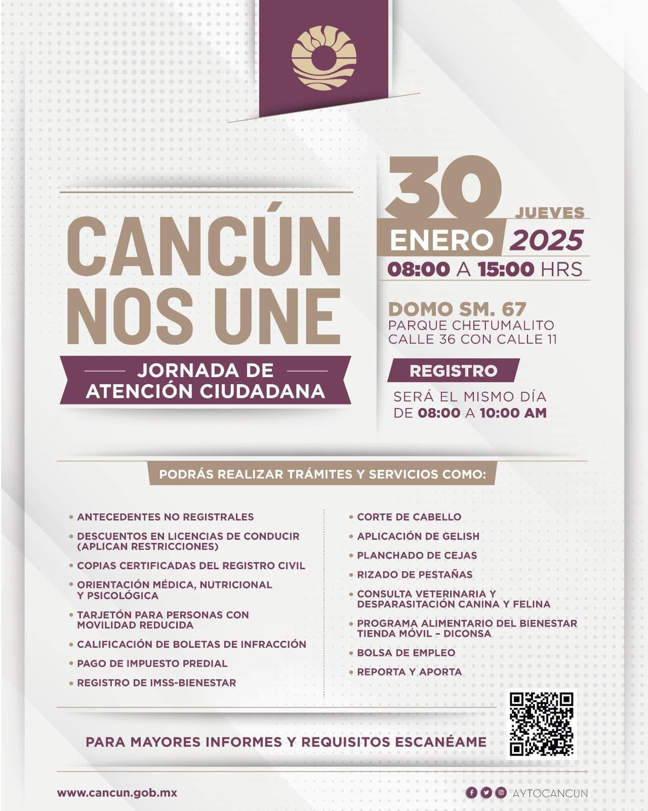 INVITAN A PRIMERA JORNADA DE ATENCIÓN CIUDADANA DE 2025