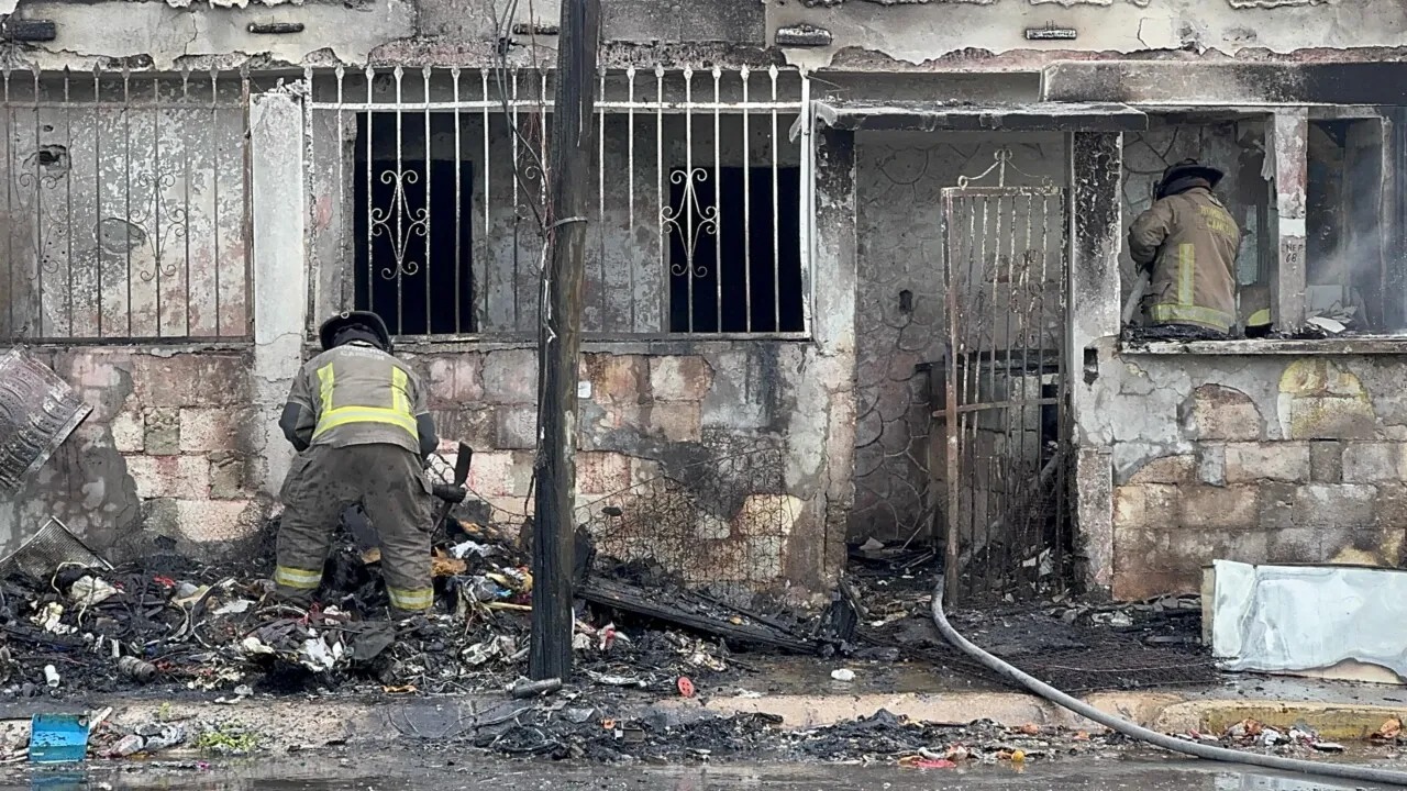 INCENDIO EN CASA ABANDONADA