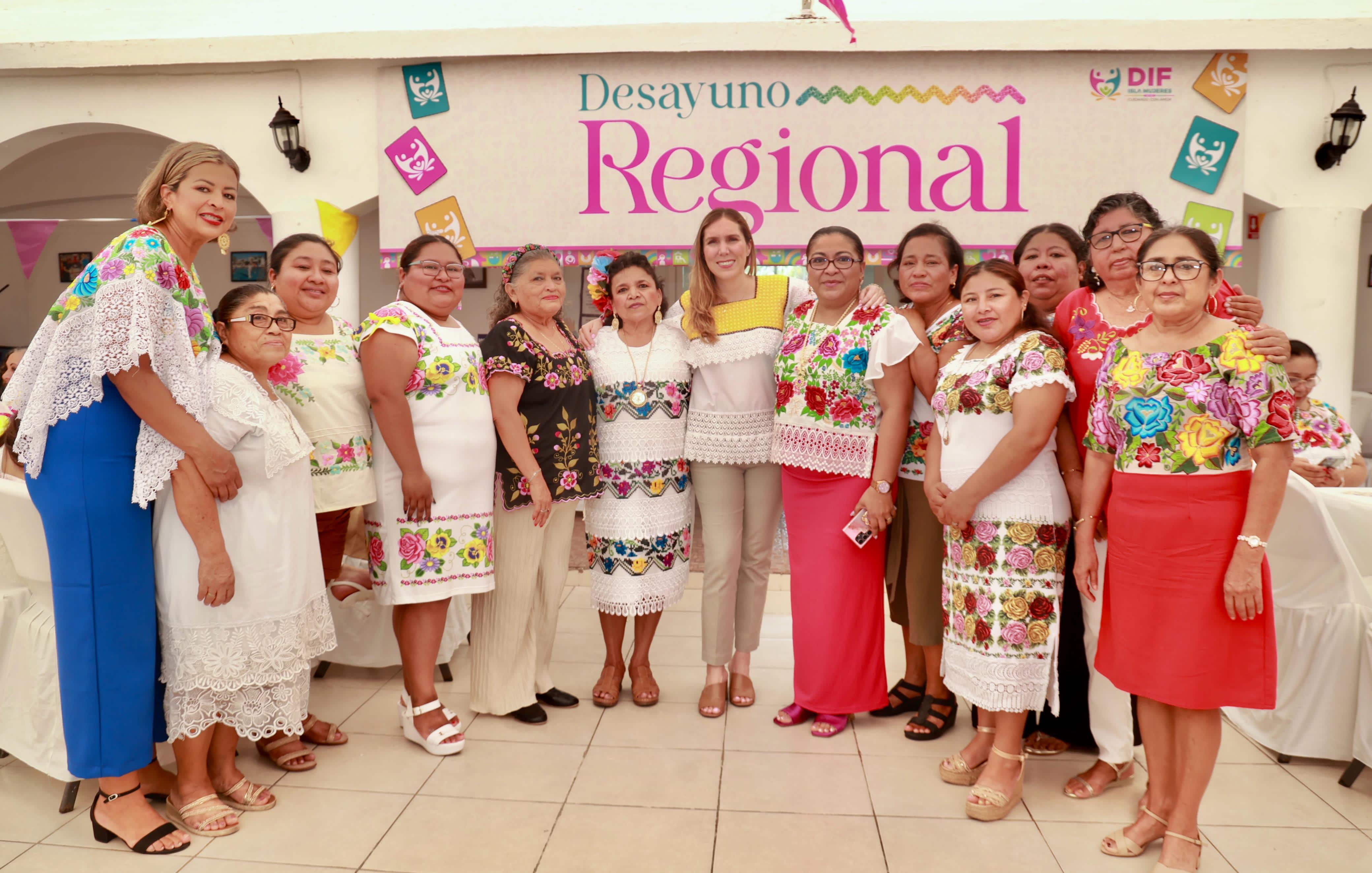 CELEBRAN DESAYUNO REGIONAL A BENEFICIO DE LAS CASAS DEL ADULTO MAYOR EN ISLA MUJERES 