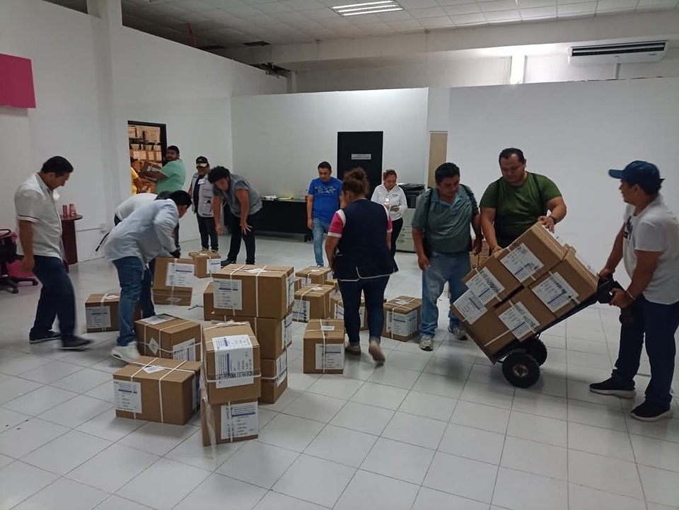 LLEGAN BOLETAS PARA LA ELECCIÓN DEL PODER JUDICIAL DE LA FEDERACIÓN EN CAMPECHE