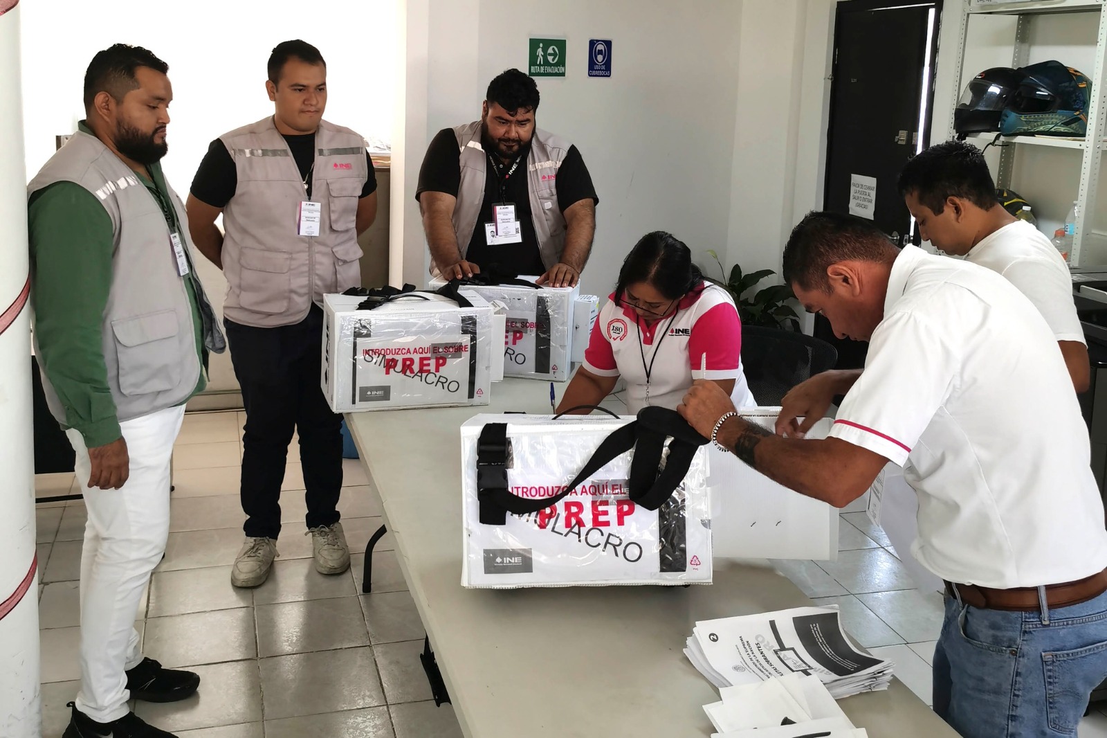 REALIZA EL INE SIMULACRO DE CÓMPUTOS DISTRITALES