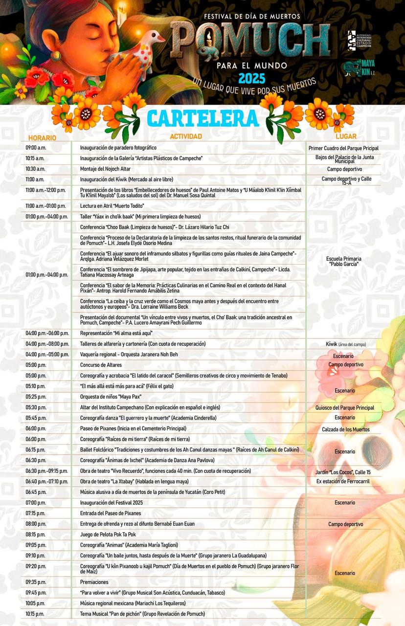 FESTIVAL DE DÍA DE MUERTOS POMUCH 2025
