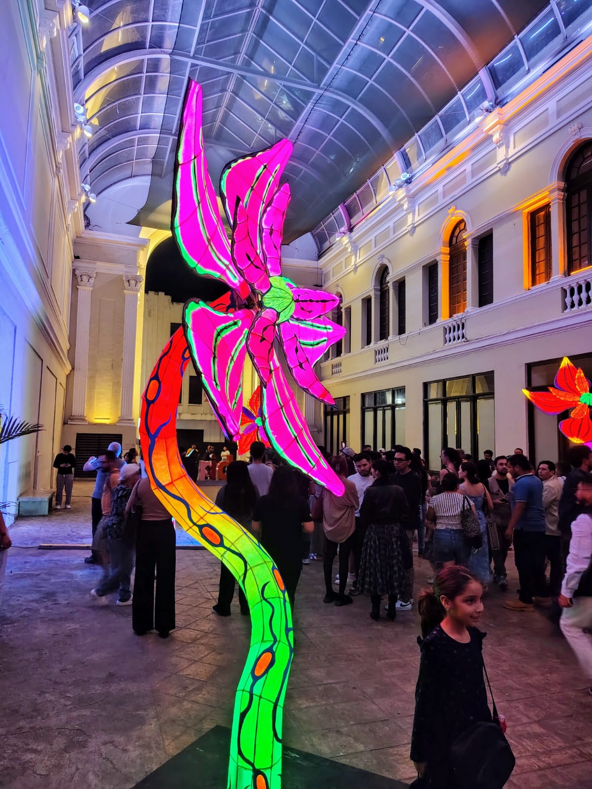 INAUGURAN ARTE LUMÍNICO "SOLO LA LUZ" EN EL MERIDA FEST
