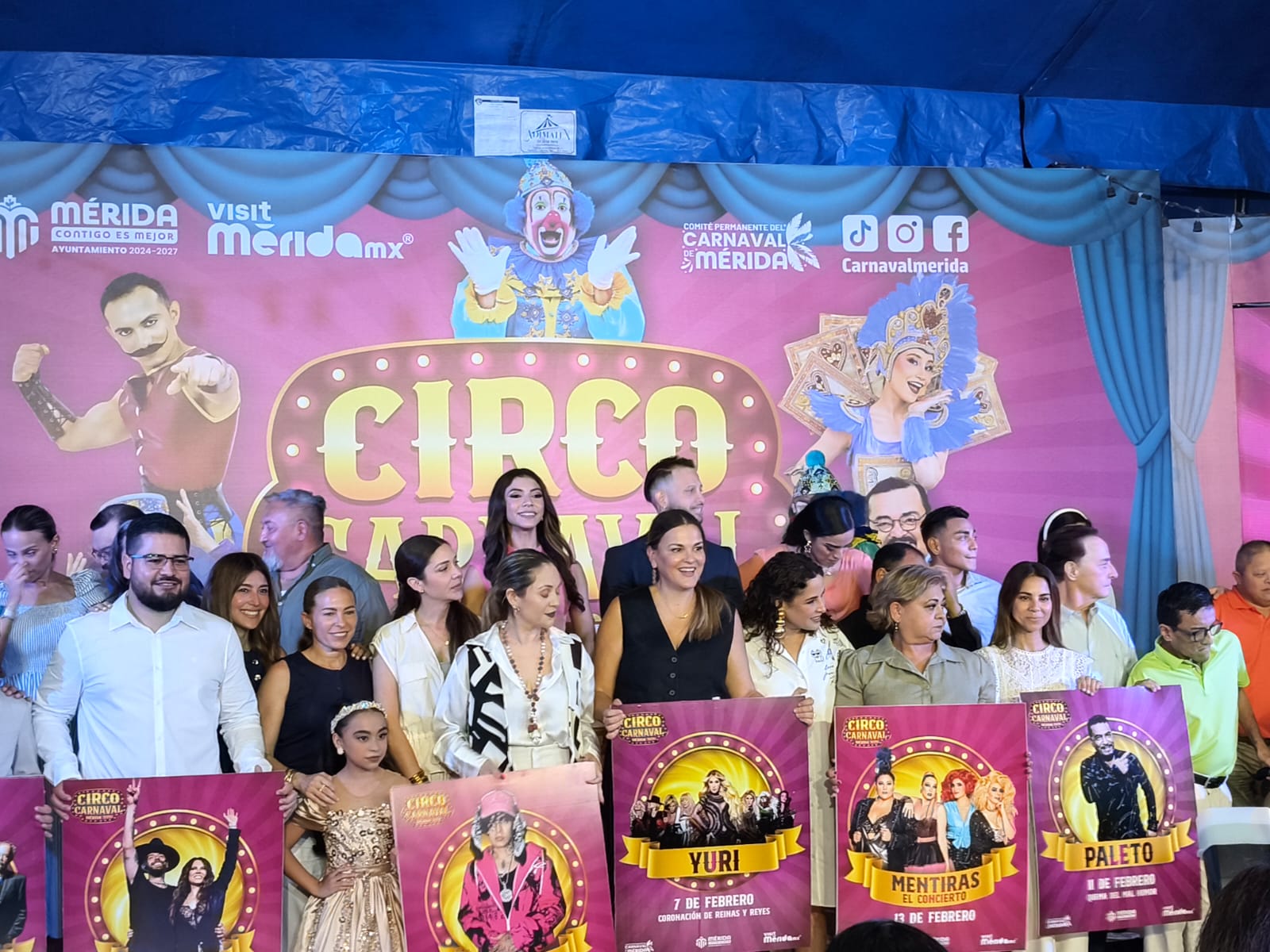 PRESENTAN LA CARTELERA DEL CARNAVAL DE MÉRIDA 2026