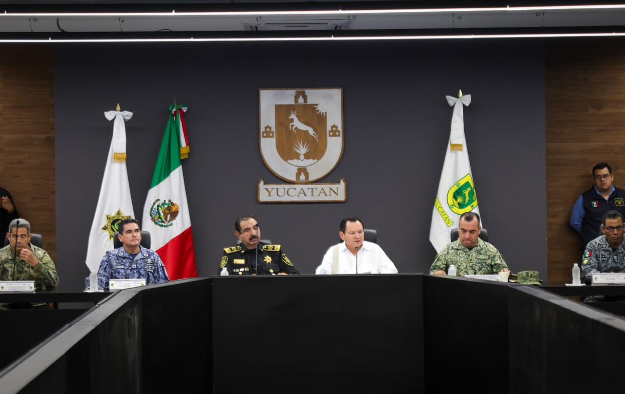 YUCATÁN REFUERZA ESTRATEGIA DE SEGURIDAD CON COORDINACIÓN, PREVENCIÓN E INTELIGENCIA 