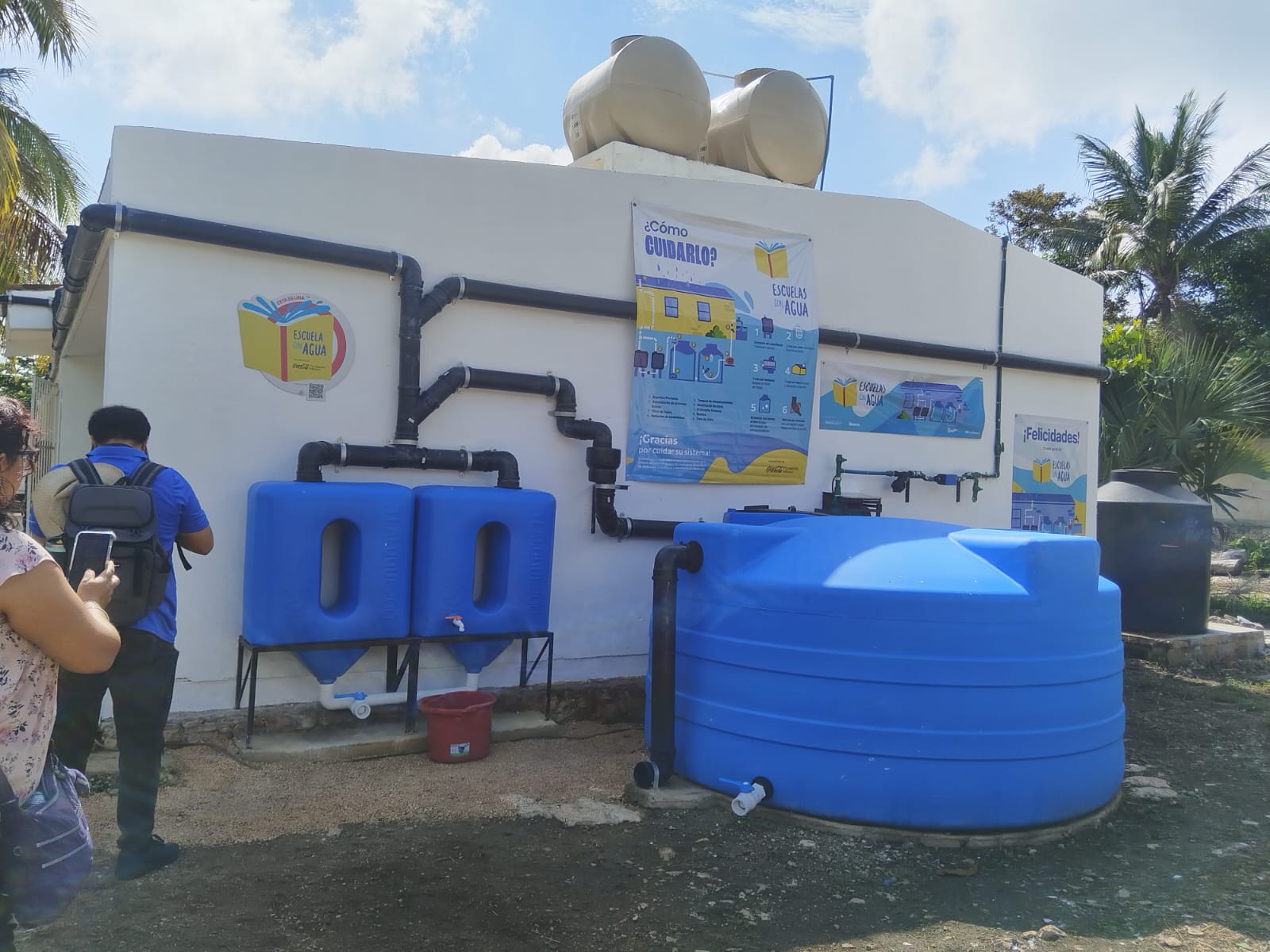 EL PROYECTO ESCUELAS CON AGUA LLEGA A ACANCEH