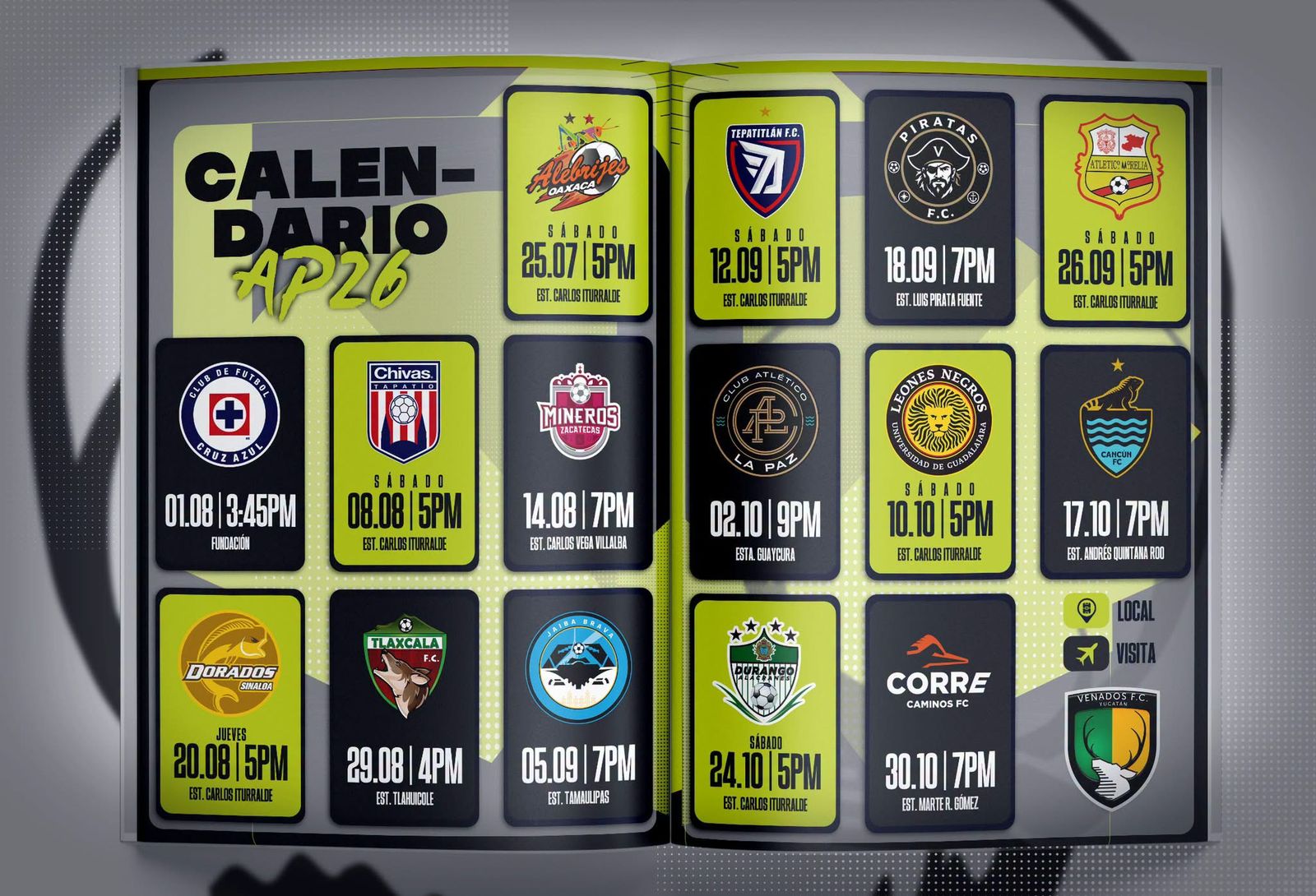 PRESENTAN CALENDARIO VENADOS FC 
