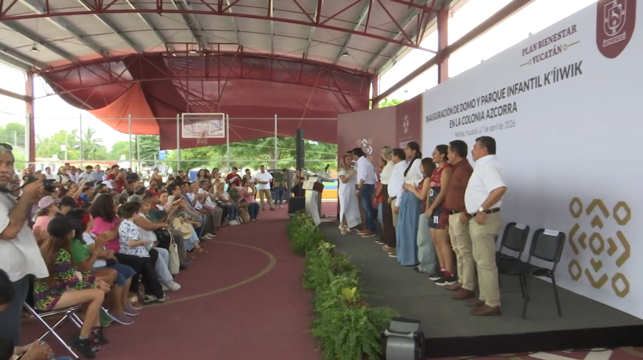 SE INAUGURO EL DOMO Y PARQUE INFANTIL KIIWIK 