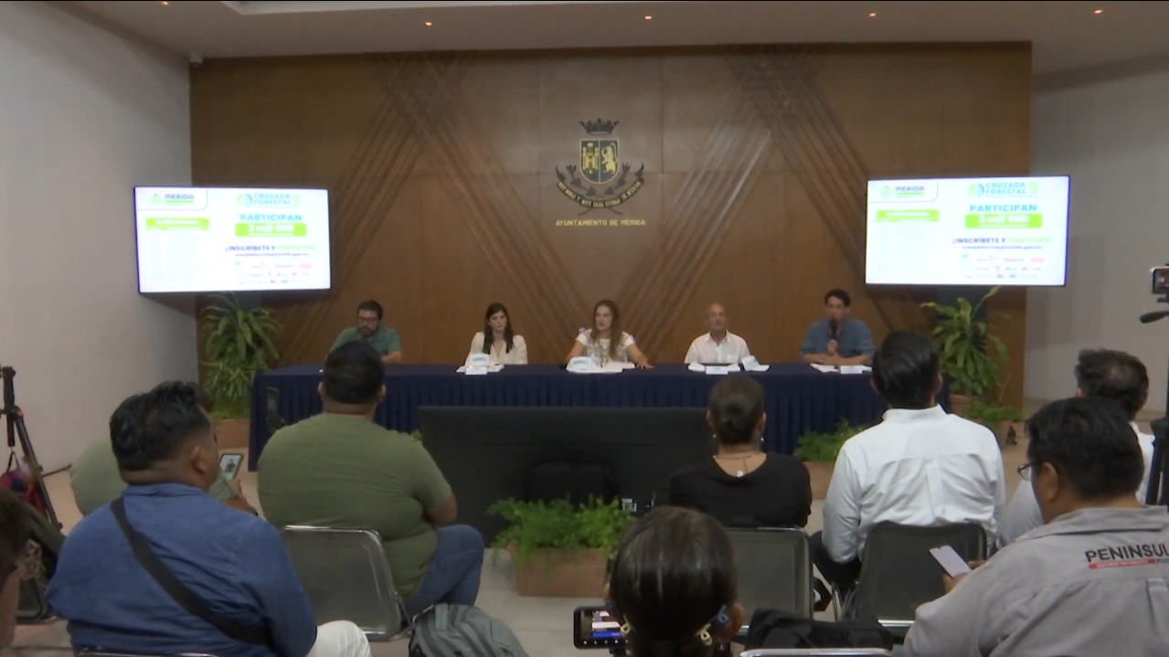 MÉRIDA ARRANCARÁ CRUZADA FORESTAL 2026 CON META DE MÁS DE 8 MIL ÁRBOLES