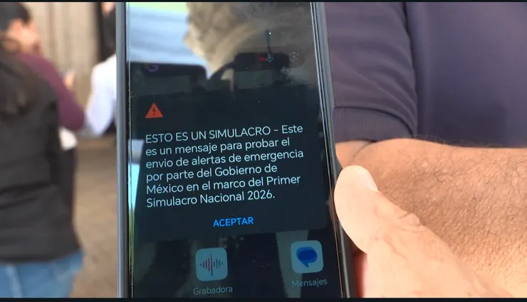 SE LLEVO AL CABO EL PRIMER SIMULACRO NACIONAL 2026