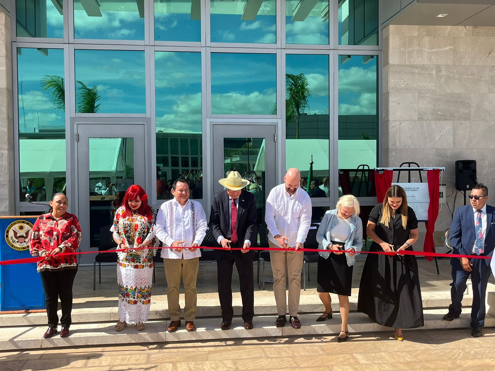 SE INAUGURA NUEVO EDIFICIO DEL CONSULADO DE ESTADOS UNIDOS EN MÉRIDA