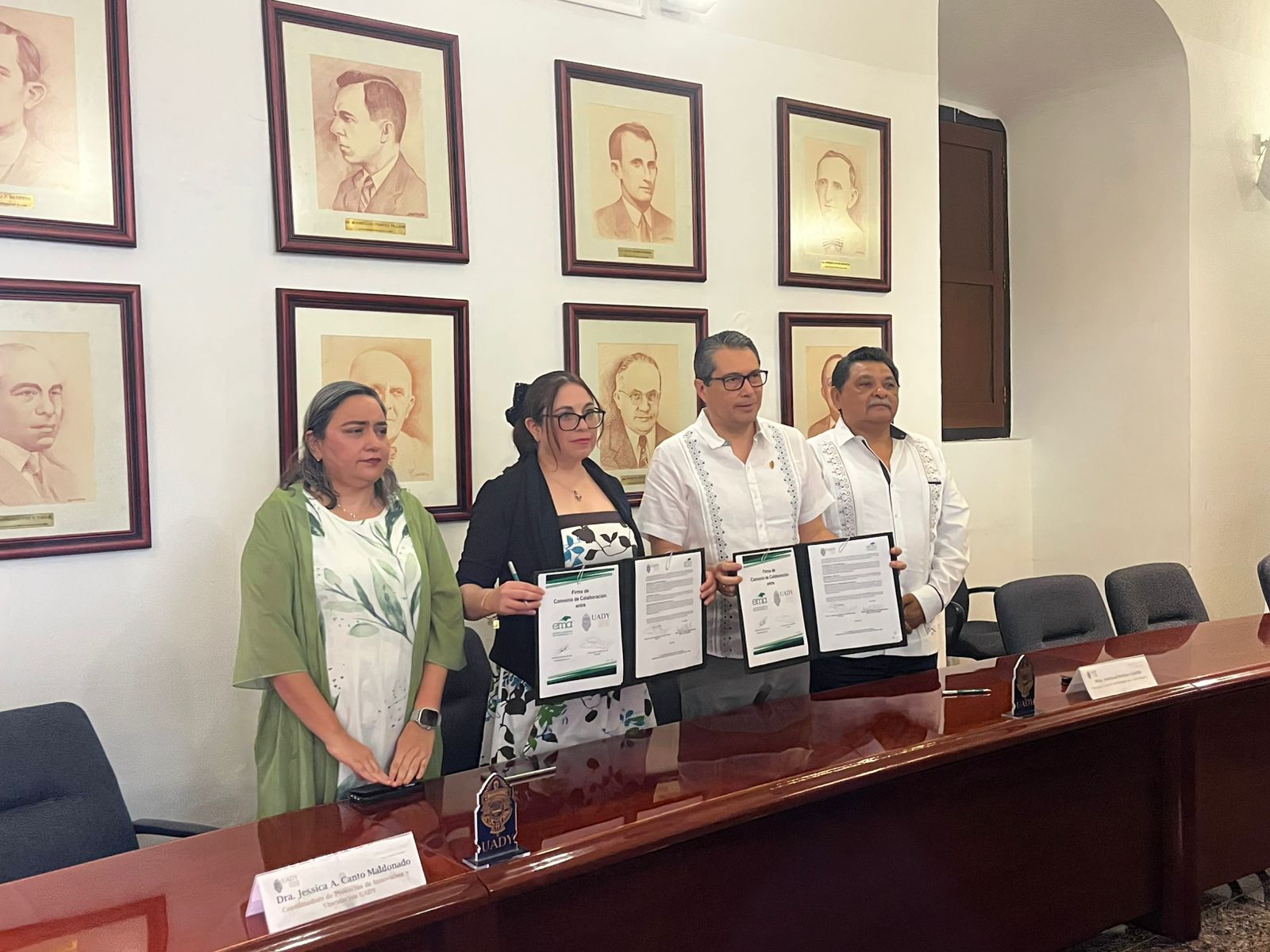 FIRMA CONVENIO LA UADY CON LA ENTIDAD MEXICANA DE ACREDITACIÓN