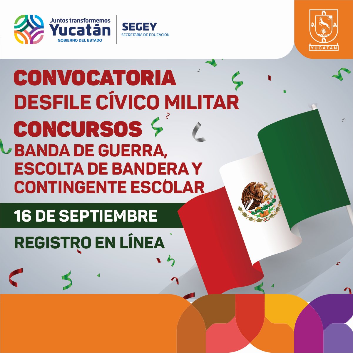DESFILE DE INDEPENDENCIA, ¡INSCRÍBETE YA!