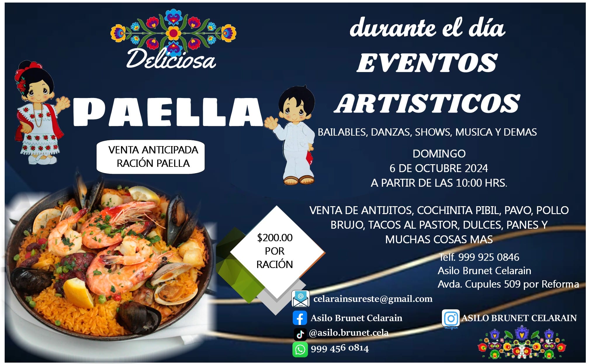 PAELLA, AMISTAD Y SOLIDARIDAD CON EL ASILO BRUNET CELARAIN