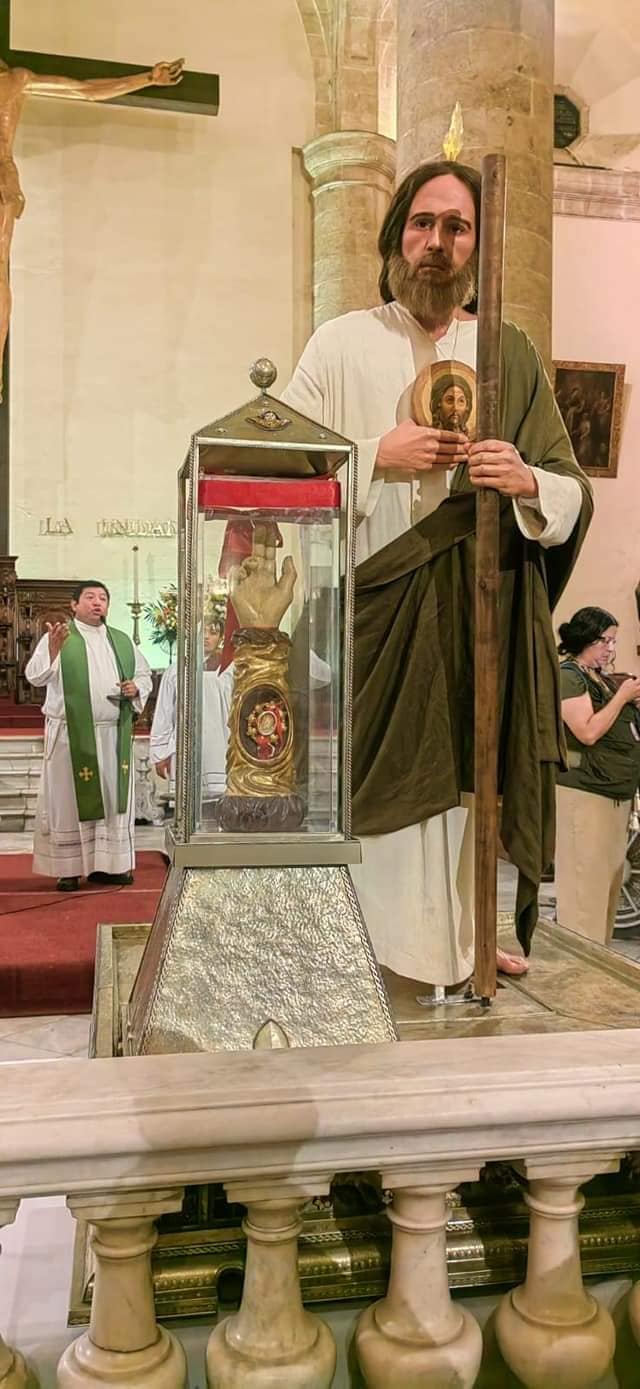 LLEGA A MÉRIDA RELIQUIA DE SAN JUDAS TADEO