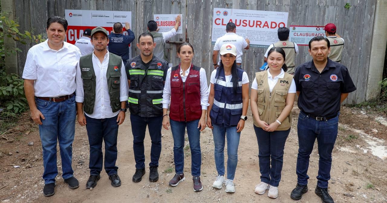 CLAUSURAN DESARROLLO “RESIDENCIAL HAKUNA CANCÚN” 