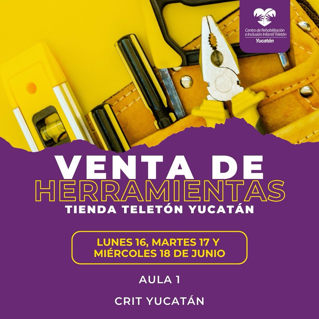 EL CRIT YUCATAN RECAUDA FONDOS A TRAVES DE SU TIENDA