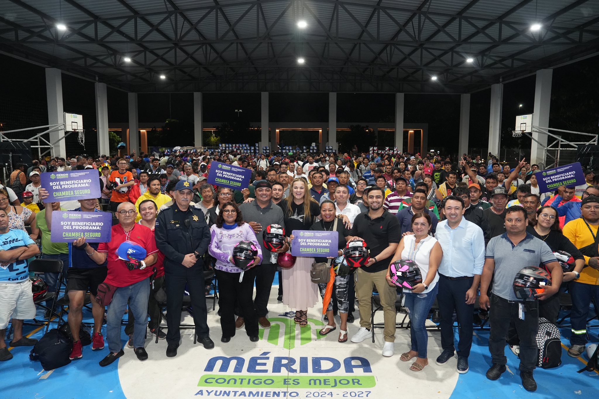 SUMAN MÁS DE 790 LOS CASCOS ENTREGADOS A TRAVES DEL PROGRAMA CHAMBEA SEGURO