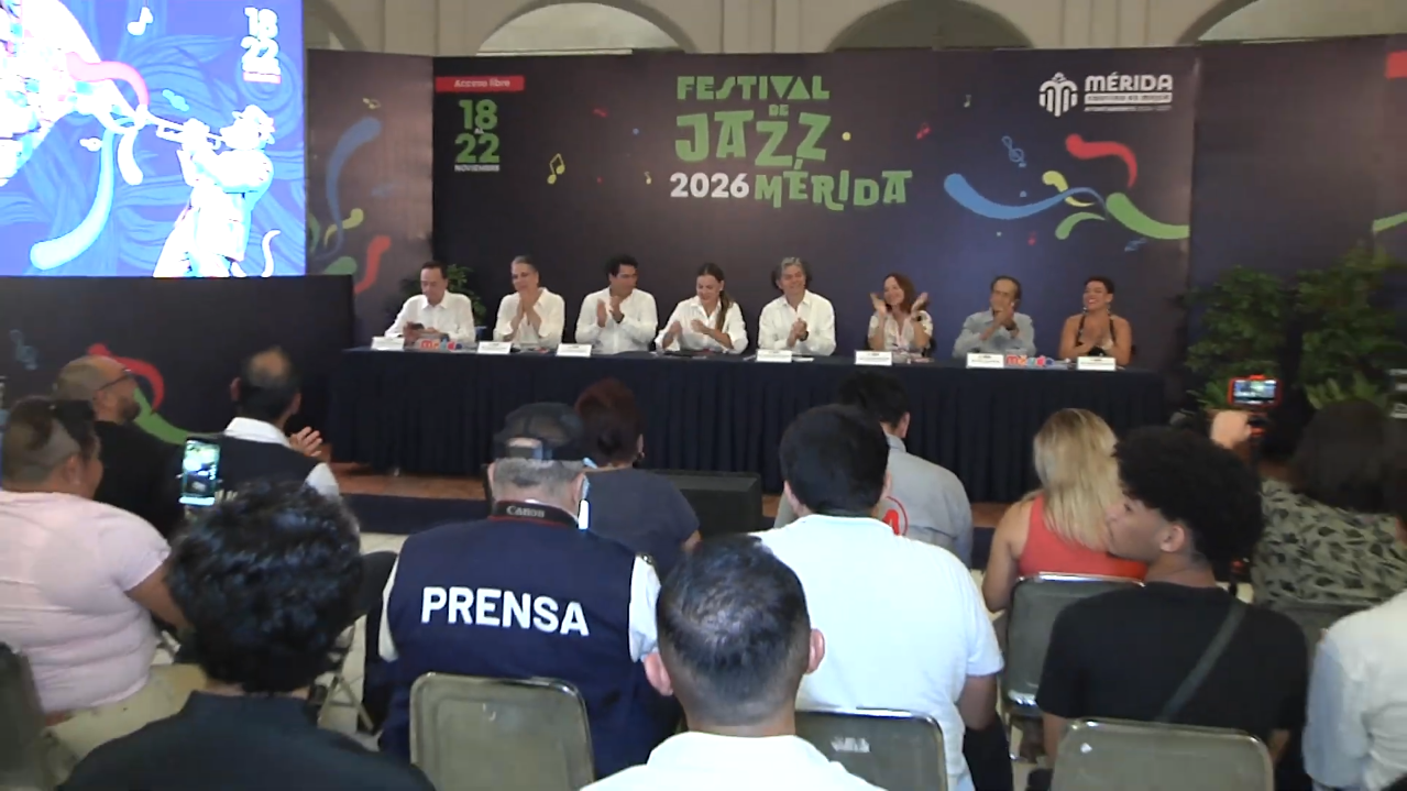 PRESENTAN LA SEGUNDA EDICIÓN DEL FESTIVAL DE JAZZ EN MÉRIDA 2026