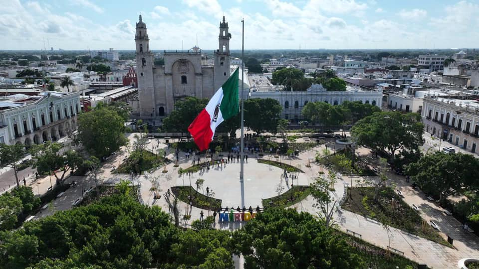 LA PLAZA GRANDE DE MÉRIDA LUCE UNA NUEVA IMAGEN
