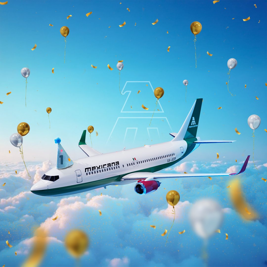 MEXICANA DE AVIACIÓN CELEBRA SU PRIMER ANIVERSARIO