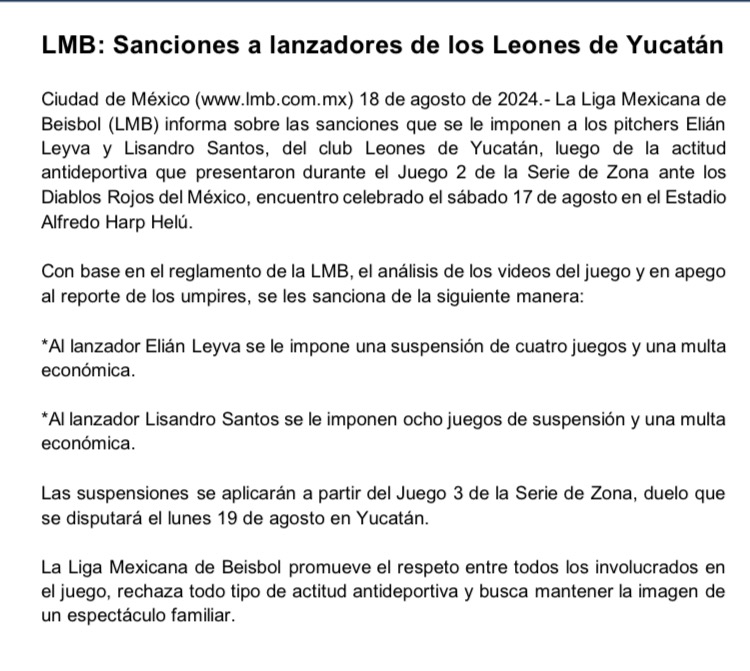 LMB METE ORDEN EN LEONES