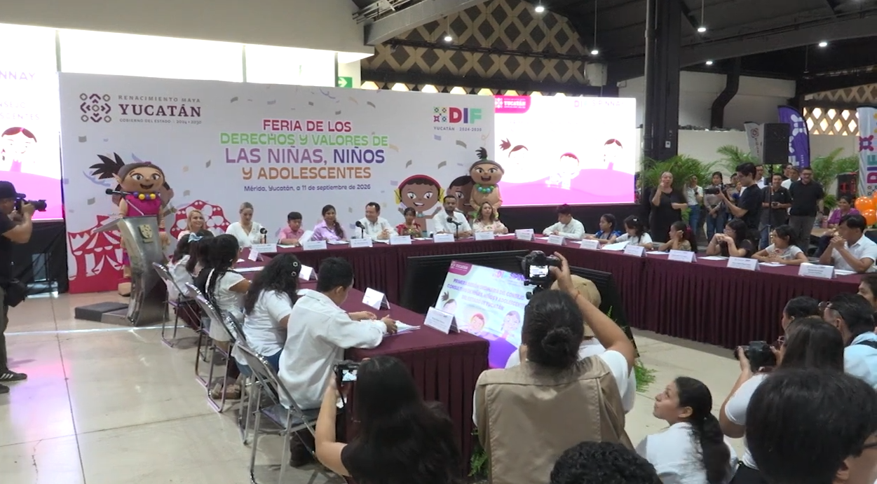 INAUGURAN LA FERIA DE LOS DERECHOS Y VALORES DE NIÑAS, NIÑOS Y ADOLESCENTES