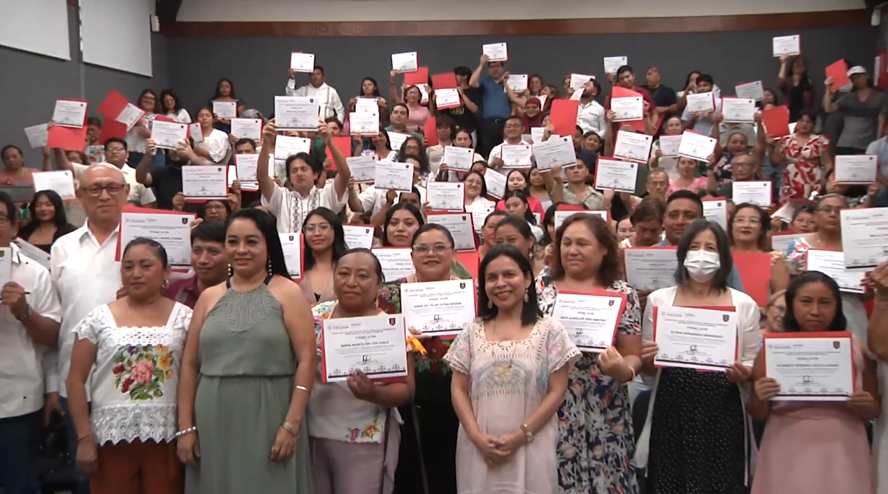 CONCLUYEN SU CAPACITACION EN EL INDEMAYA
