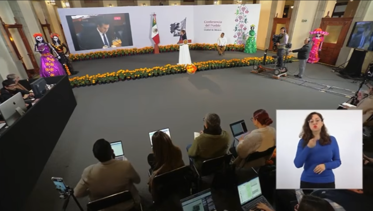 SHEINBAUM EXHIBE VOTACIÓN DEL INE A FAVOR DE TADDEI