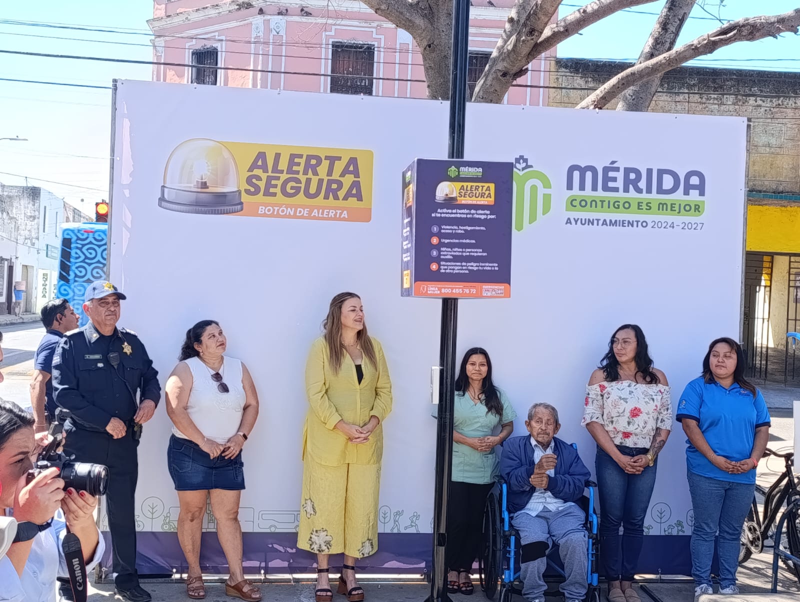 PONEN EN MARCHA ALERTA SEGURA EN MÉRIDA