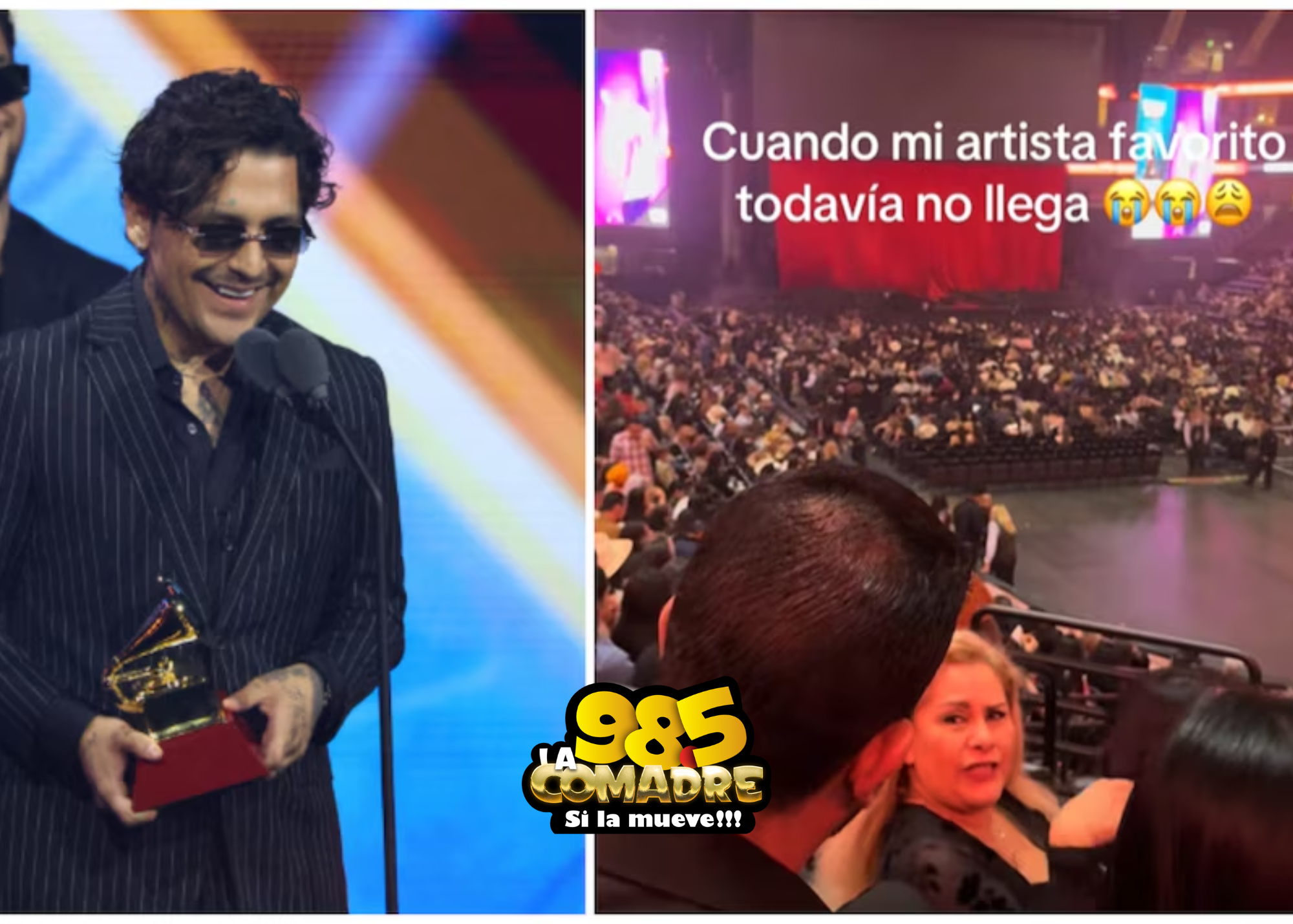 Critican a Christian Nodal al llegar 2 horas tarde a un concierto en California: ‘Estaba en los Latin Grammy’