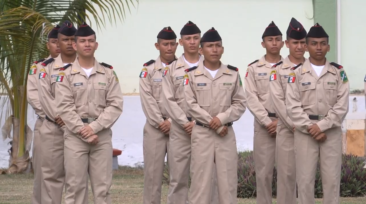 JOVENES YUCATECOS INICIARAN SU SERVICIO MILITAR NACIONAL ENCUADRADOS