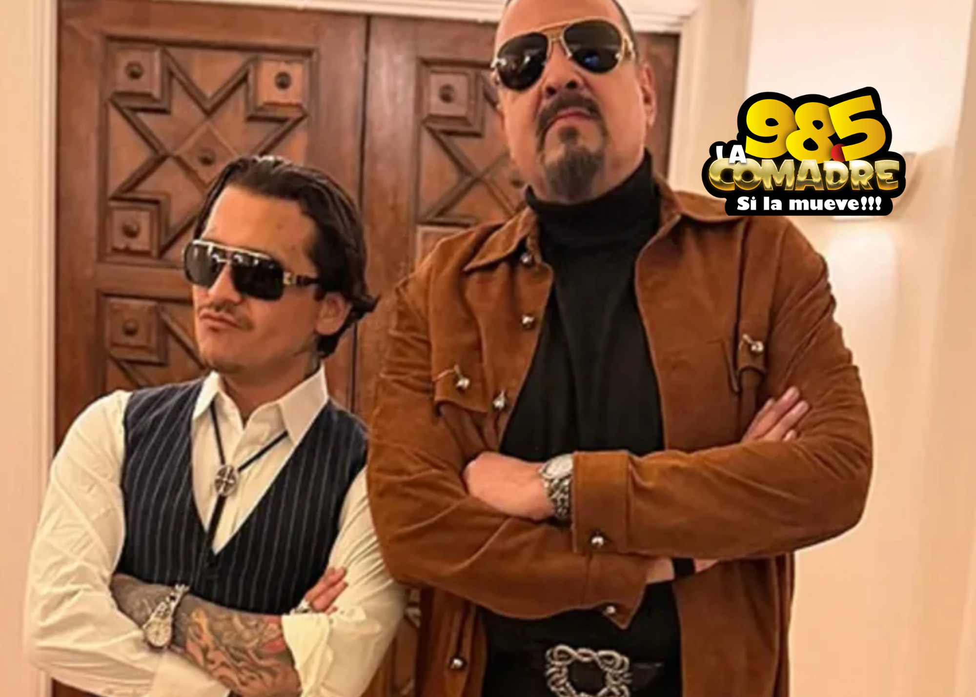 Pepe Aguilar sorprende con foto junto a Christian Nodal previo a los Latin Grammy