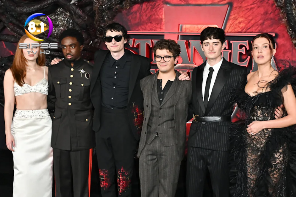 Stranger Things deslumbra en la premiere de su quinta y última temporada