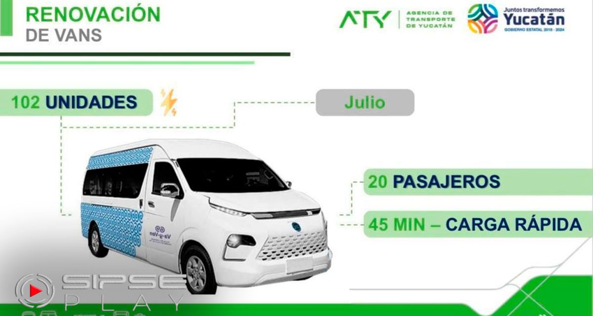 El servicio del transporte público en Yucatán se moderniza.